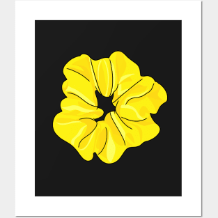 Bright Yellow Scrunchie Posters and Art